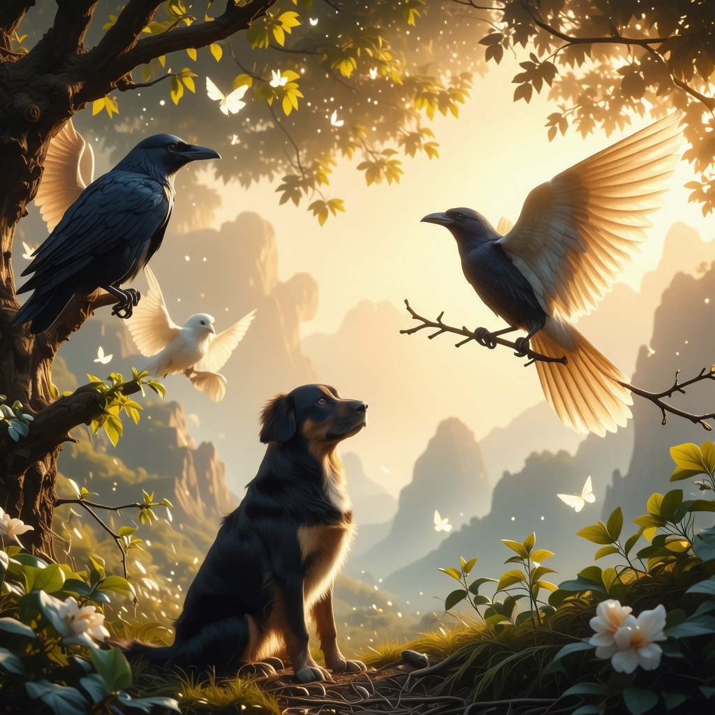 Understanding Dogs, Crow & Angels in Islamic Dreaming | Spiritual Significance