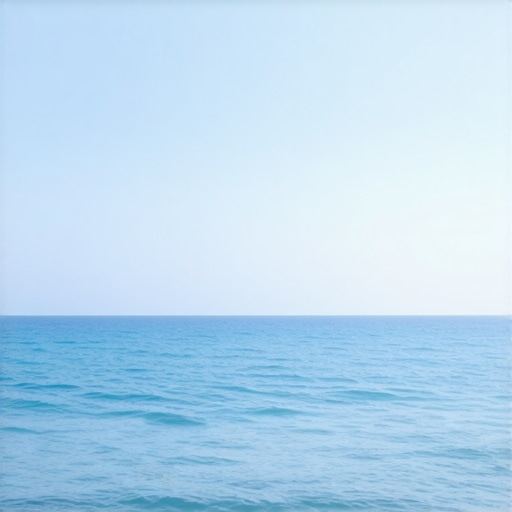 An endless ocean representing divine mercy and spiritual depth