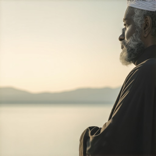 Scholarly interpretation of divine dreams in a peaceful setting