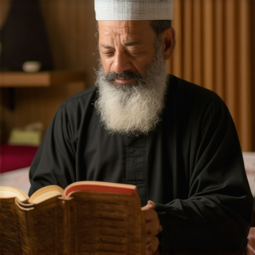 Islamic scholar studying dream symbols and divine messages in Islamic tradition