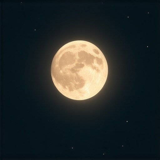Divine Guidance in Dreams: The Symbolism of Stars and Moon Night sky with shining stars and moon representing divine messages in dreams.