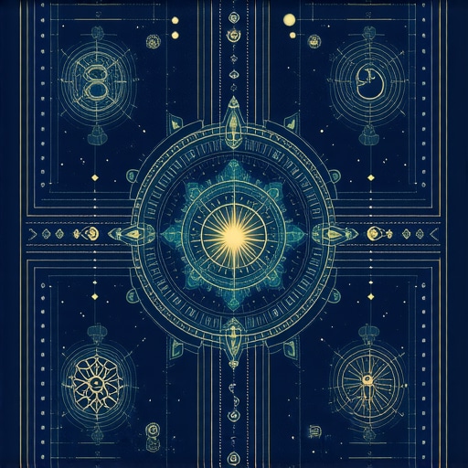 Islamic Dream Symbol Chart An artistic chart illustrating various Islamic dream symbols and their meanings