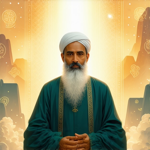 Prophet Musa in Divine Light Prophet Musa in radiant divine light symbolizing spiritual guidance in Islam.