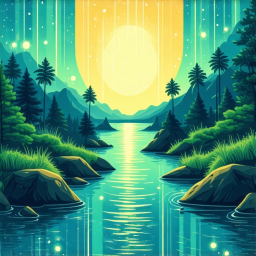 Dream symbols such as water, stars, and animals representing spiritual messages in Islam