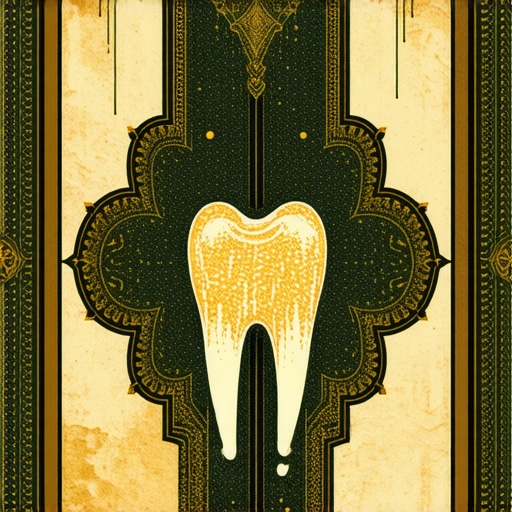 Sacred Dream Symbols of Teeth and Divine Light Islamic dream journal illustrating symbols of white teeth and divine motifs