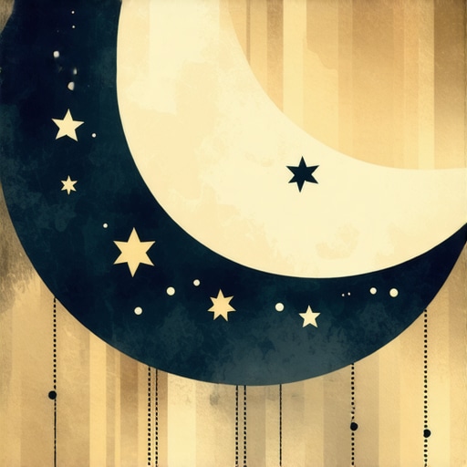 Islamic dream symbols including crescent moon, stars, and spiritual signs