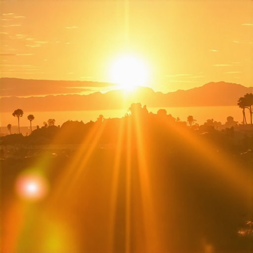 Spiritual Dreamscape in Islam A mystical, glowing dream scene with divine symbols and light