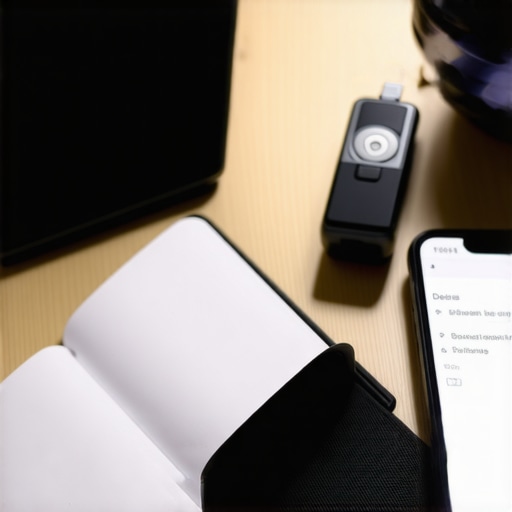 A tidy workspace with tools for dream analysis including journal, recorder, and app