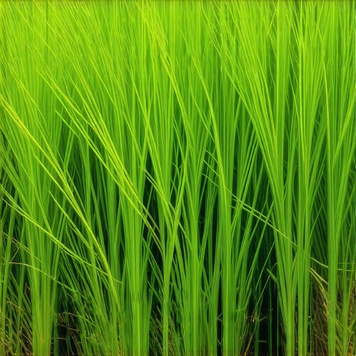 A green snake subtly hidden within tall, vibrant green grass, symbolizing concealed threats or opportunities.