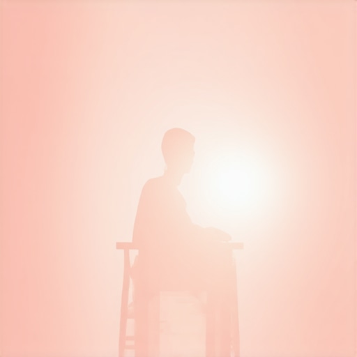 A person receiving divine guidance and strengthening their inner self, contrasting with the previous dream of a collapsing chair, symbolizing thoughtful and proactive response.