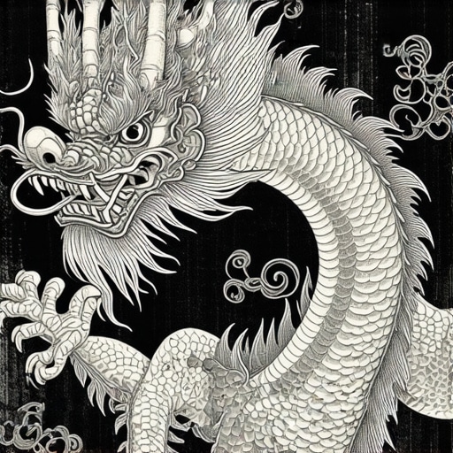 Majestic dragon representing divine strength in Islamic dreams