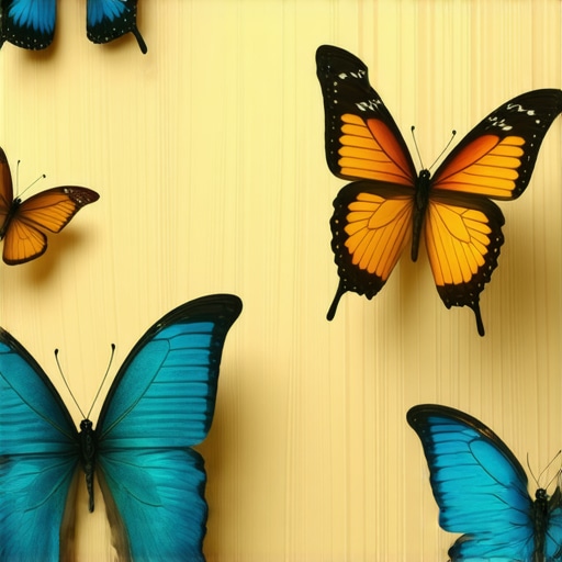 A symbolic image of butterflies and Islamic spiritual motifs for dream interpretation