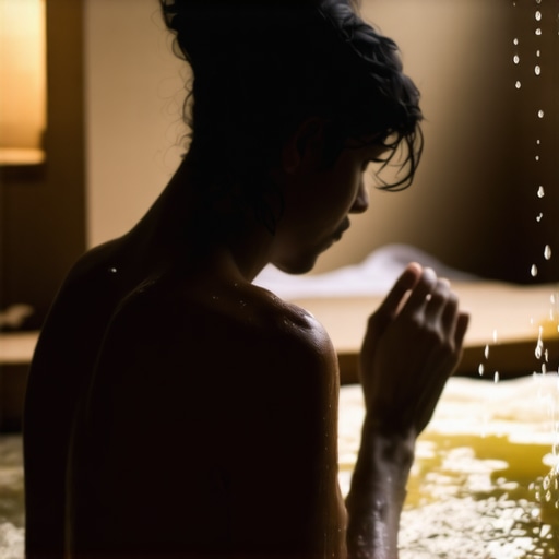 Reflecting on Dream Symbols Person contemplating spiritual meaning of a dream about dirty water during wudu