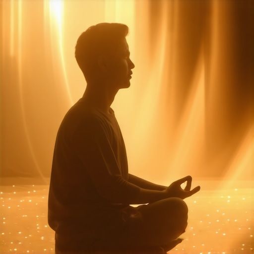 Spiritual Reflection and Dream Discernment A person in deep thought, reflecting on the meaning of dreams and distinguishing divine messages from everyday subconscious chatter in an Islamic context.