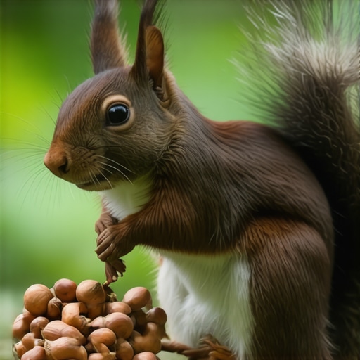 Squirrel Nut-Hiding: [Wealth and Prosperity Dreams] of Saving